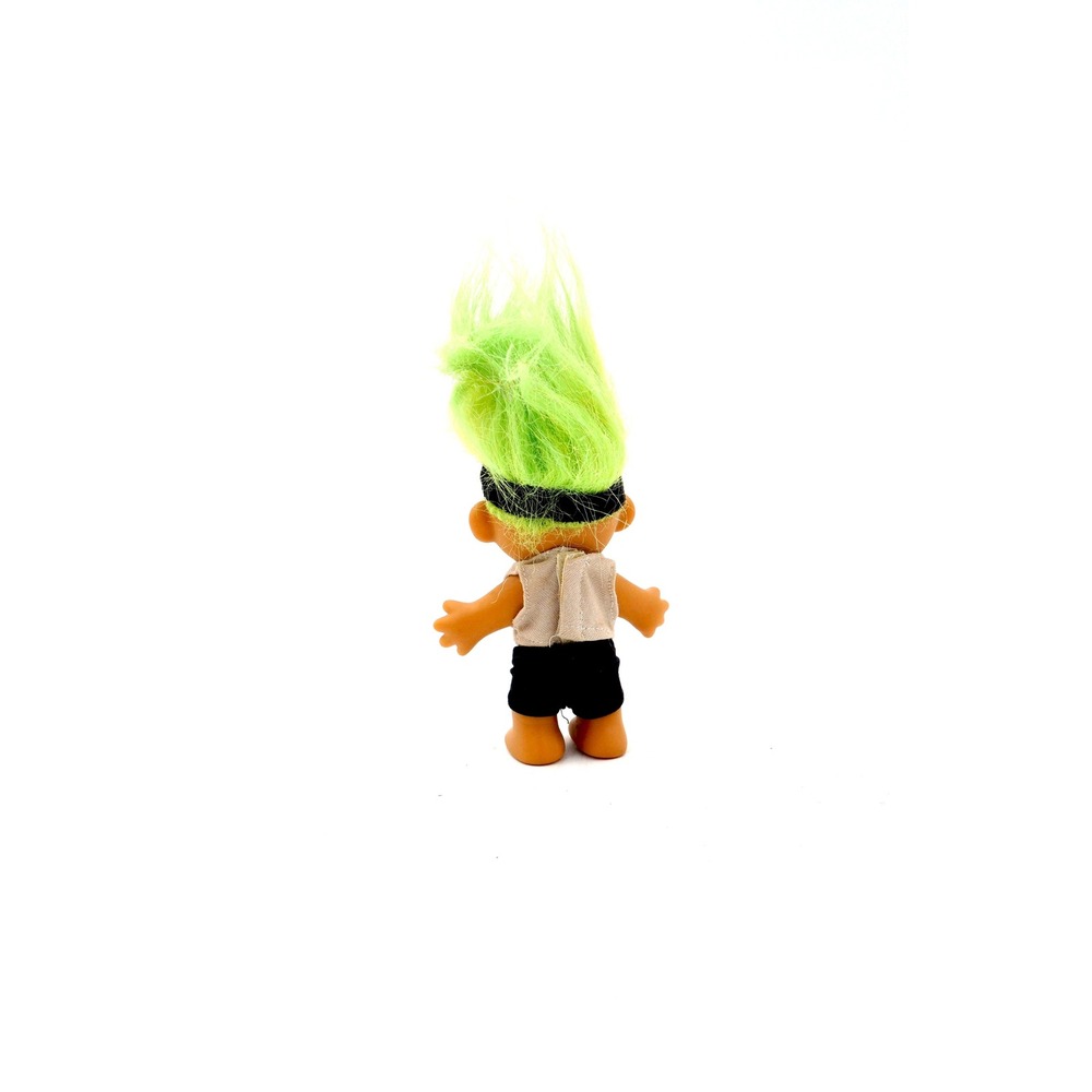 Vintage Troll Doll Gym Workout Outfit Green Hair Boy Figure Toy Collectible Gift - Picture 9 of 10
